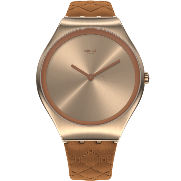 BROWN QUILTED