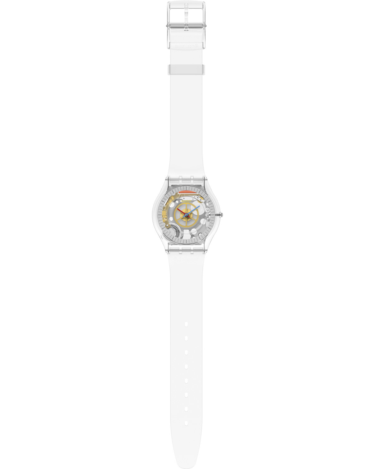 SWATCH Clearly Skin White Silicone Strap SS08K109