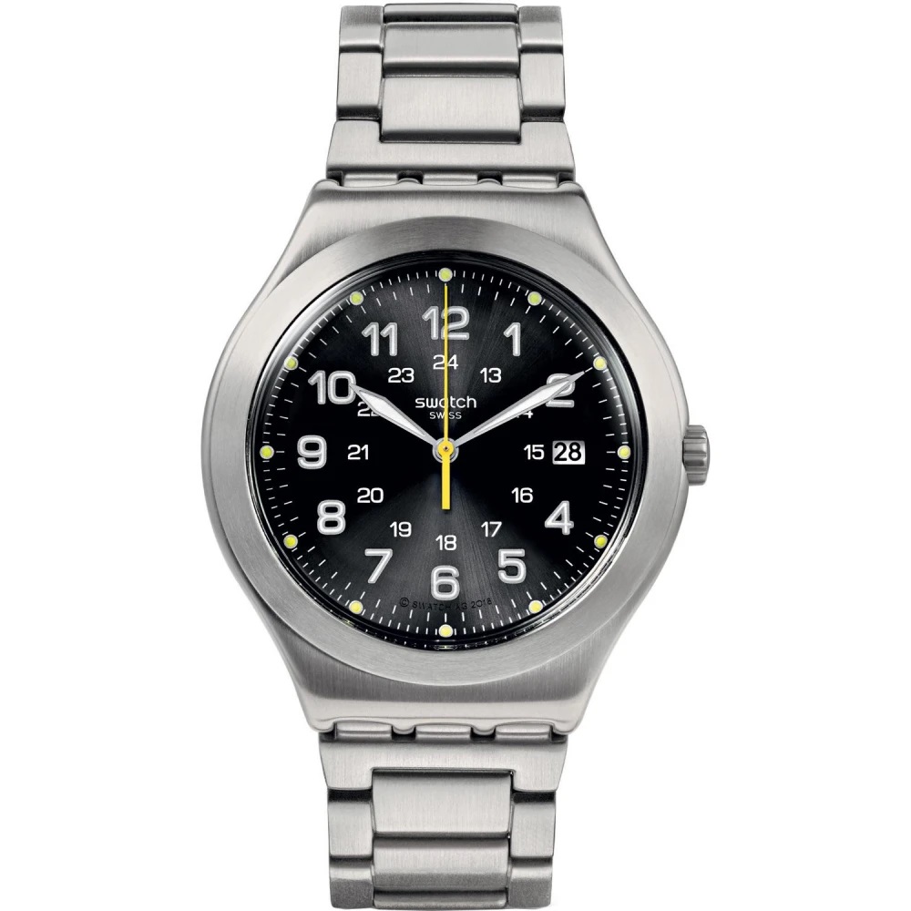 SWATCH HAPPY JOE LIME AGAIN Ασημί Ανοξείδωτο Ατσάλι Μπρασελέ YWS439GC