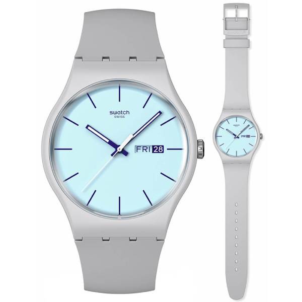 Ρολόι Swatch SO29M702 με γκρι λουράκι