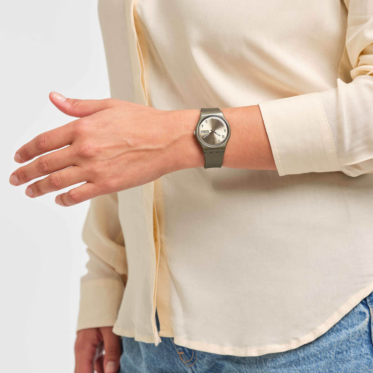 Ρολόι Swatch GG712 με πράσινο λουράκι GG712