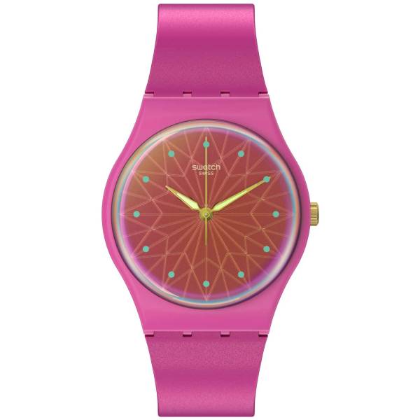 SWATCH Fantastic Fuchsia Silicone Strap SO28P110