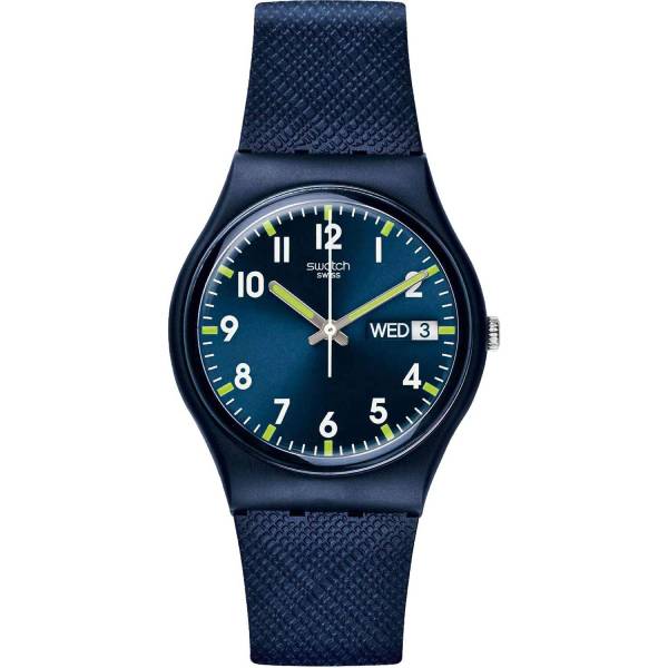 SWATCH Sir Blue SO28N702 με μπλε λουράκι