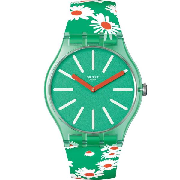 SWATCH Meadow Flowers Multicolor Silicone Strap SO29G104