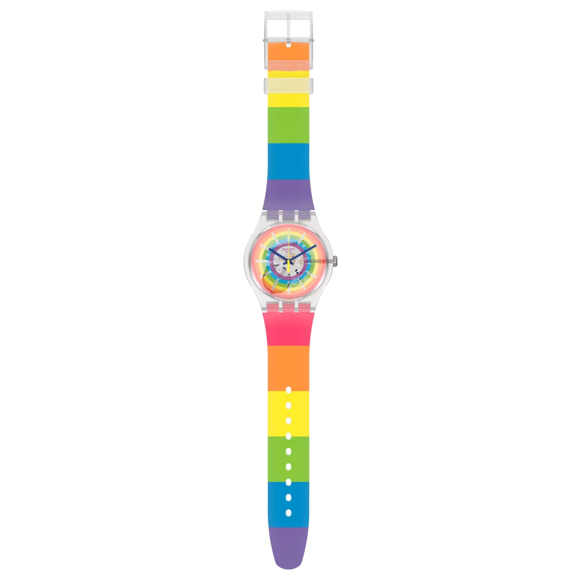 Swatch Ρολόι με Καουτσούκ Λουράκι SUOK148