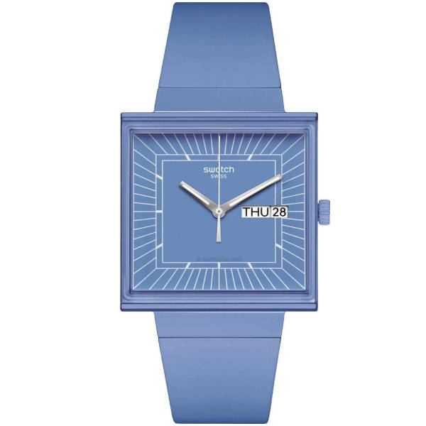 SWATCH What If… Sky? σε μπλε χρώμα SO34S700