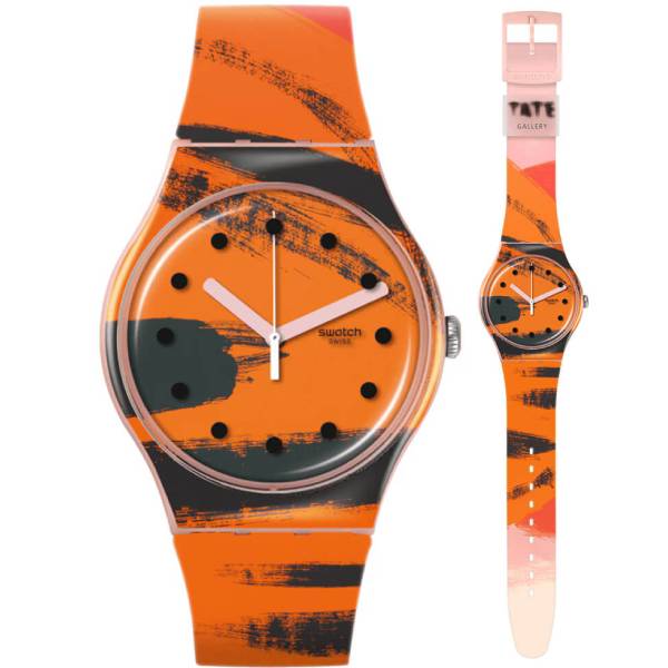Unisex ρολόι Swatch SUOZ362 με πολύχρωμο λουράκι SUOZ362