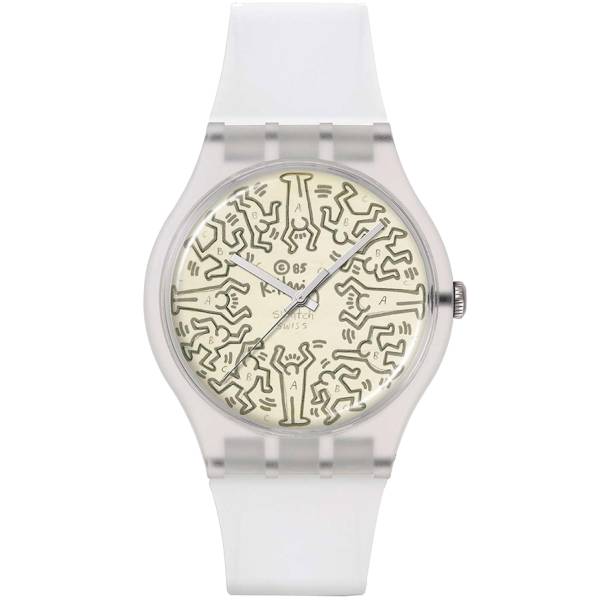 SWATCH From The Archive με λευκό λουράκι SO29Z145