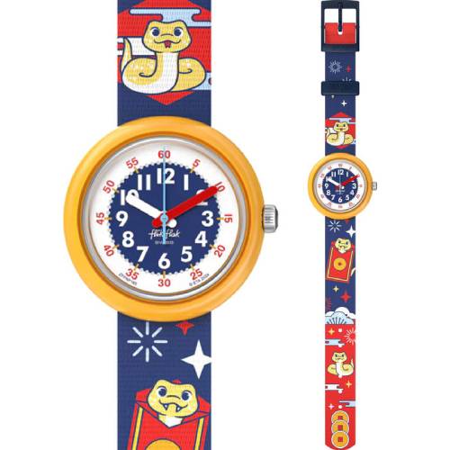 FLIK FLAK Year Of The Snake Multicolor Plastic Strap ZFPNP165